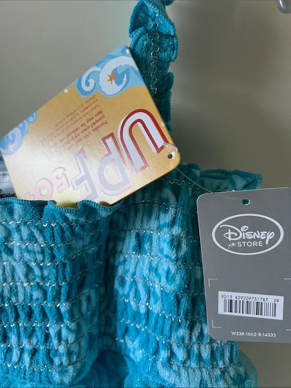 Disney Girls Turquoise Elsa Swim Coverup